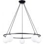 Lampa wisząca 5x8 W czarna SL1214 Sollux Lighting Yoli zdj.1