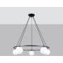 Lampa wisząca 5x8 W czarna SL1214 Sollux Lighting Yoli zdj.3