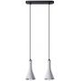 Lampa wisząca 2x12 W czarna SL1224 Sollux Lighting Rea zdj.1