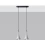 Lampa wisząca 2x12 W czarna SL1224 Sollux Lighting Rea zdj.3