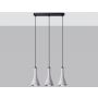 Lampa wisząca 3x12 W czarna SL1225 Sollux Lighting Rea zdj.3