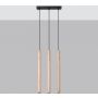 Lampa wisząca 3x8 W czarna SL1267 Sollux Lighting Pastelo zdj.3