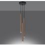 Lampa wisząca 3x8 W czarna SL1268 Sollux Lighting Pastelo zdj.4