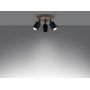 Lampa podsufitowa 3x10 W czarna SL1292 Sollux Lighting Verdo zdj.4