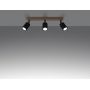 Lampa podsufitowa 3x10 W czarna SL1293 Sollux Lighting Verdo zdj.4