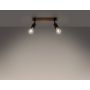 Lampa podsufitowa 2x15 W czarna SL1296 Sollux Lighting Zuca zdj.4