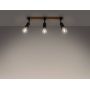 Lampa podsufitowa 3x15 W czarna SL1297 Sollux Lighting Zuca zdj.4