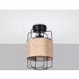 Lampa podsufitowa 1x15 W czarna SL1299 Sollux Lighting Gizur zdj.3