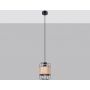 Lampa wisząca 1x15 W czarna SL1300 Sollux Lighting Gizur zdj.3