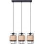 Lampa wisząca 3x15 W czarna SL1301 Sollux Lighting Gizur zdj.1