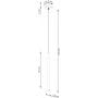 Lampa wisząca 1x8 W beżowa SL1512 Sollux Lighting Pastelo zdj.2