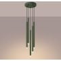 Lampa wisząca 5x8 W zielona SL1522 Sollux Lighting Pastelo zdj.4