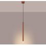 Lampa wisząca 1x8 W czerwona SL1524 Sollux Lighting Pastelo zdj.4