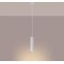 Lampa wisząca 1x10 W biała SL1535 Sollux Lighting Karbon zdj.4