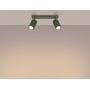 Lampa podsufitowa 2x10 W zielona SL1618 Sollux Lighting Karbon zdj.4