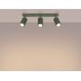 Lampa podsufitowa 3x10 W zielona SL1619 Sollux Lighting Karbon zdj.4