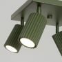 Lampa podsufitowa 4x10 W zielona SL1621 Sollux Lighting Karbon zdj.6