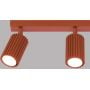 Lampa podsufitowa 3x10 W czerwona SL1638 Sollux Lighting Karbon zdj.7