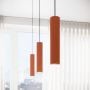 Lampa podsufitowa 6x10 W czerwona SL1642 Sollux Lighting Karbon zdj.12