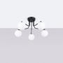 Lampa podsufitowa 5x8 W biała-czarna SL1663 Sollux Lighting Astral zdj.3