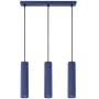 Lampa wisząca 3x10 W niebieska SL2313 Sollux Lighting Karbon zdj.1