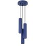 Lampa wisząca 3x10 W niebieska SL2314 Sollux Lighting Karbon zdj.1