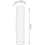 Kinkiet 2x10 W niebieski SL2317 Sollux Lighting Karbon zdj.2