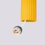 Lampa wisząca 3x10 W żółta SL2340 Sollux Lighting Karbon zdj.3