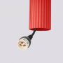 Lampa wisząca 3x10 W czerwona SL2341 Sollux Lighting Karbon zdj.3