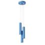 Lampa wisząca 3x10 W niebieska SL2343 Sollux Lighting Karbon zdj.1