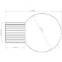 Kinkiet 1x8 W biały-czerwony SL2394 Sollux Lighting Halo zdj.2