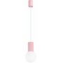 Lampa wisząca 1x8 W biała-różowa SL2387 Sollux Lighting Halo zdj.1