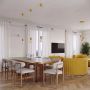 Lampa wisząca 1x8 W biała-żółta SL2393 Sollux Lighting Halo zdj.5