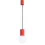 Lampa wisząca 1x8 W biała-czerwona SL2396 Sollux Lighting Halo zdj.1