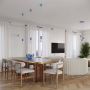 Lampa wisząca 1x8 W biała-niebieska SL2402 Sollux Lighting Halo zdj.5