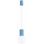 Lampa wisząca 1x8 W biała-niebieska SL2402 Sollux Lighting Halo zdj.1