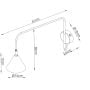 Kinkiet 1x10 W szary SL2497 Sollux Lighting Nox zdj.2