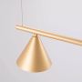 Lampa wisząca 4x10 W złota SL2553 Sollux Lighting Nox zdj.5