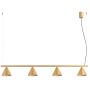 Lampa wisząca 4x10 W złota SL2553 Sollux Lighting Nox zdj.1