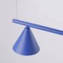Lampa wisząca 4x10 W niebieska SL2559 Sollux Lighting Nox zdj.5