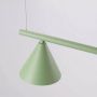 Lampa wisząca 4x10 W zielona SL2561 Sollux Lighting Nox zdj.5