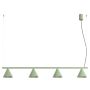 Lampa wisząca 4x10 W zielona SL2561 Sollux Lighting Nox zdj.1