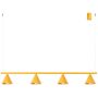 Lampa wisząca 4x10 W żółta SL2562 Sollux Lighting Nox zdj.1