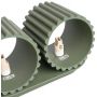 Kinkiet 2x8 W zielony SL2599 Sollux Lighting Aura zdj.3
