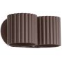 Kinkiet 2x8 W brązowy SL2610 Sollux Lighting Aura zdj.1