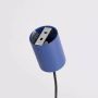 Lampa wisząca 4x10 W niebieska SL2717 Sollux Lighting Karbon zdj.3