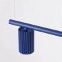 Lampa wisząca 4x10 W niebieska SL2717 Sollux Lighting Karbon zdj.5