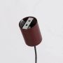 Lampa wisząca 4x10 W burgund SL2719 Sollux Lighting Karbon zdj.3