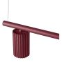 Lampa wisząca 4x10 W burgund SL2719 Sollux Lighting Karbon zdj.5