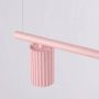 Lampa wisząca 4x10 W różowa SL2721 Sollux Lighting Karbon zdj.5